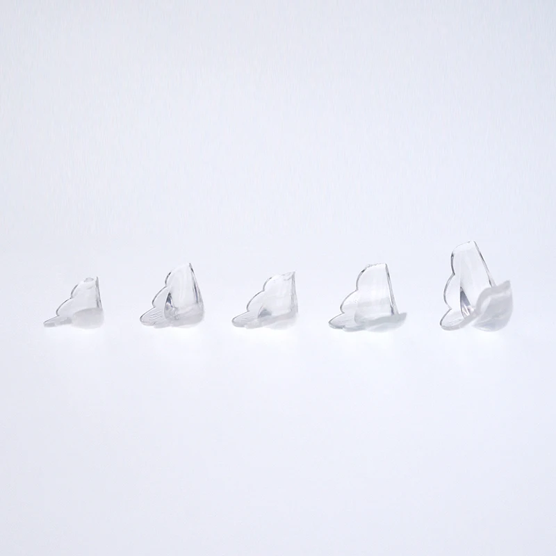 5Pairs Transparent Silicone Eyelash Perm Pads Self-Adhesive Lifting Lashes Rods 3D Eyelash Curler Accessories Makeup Tools