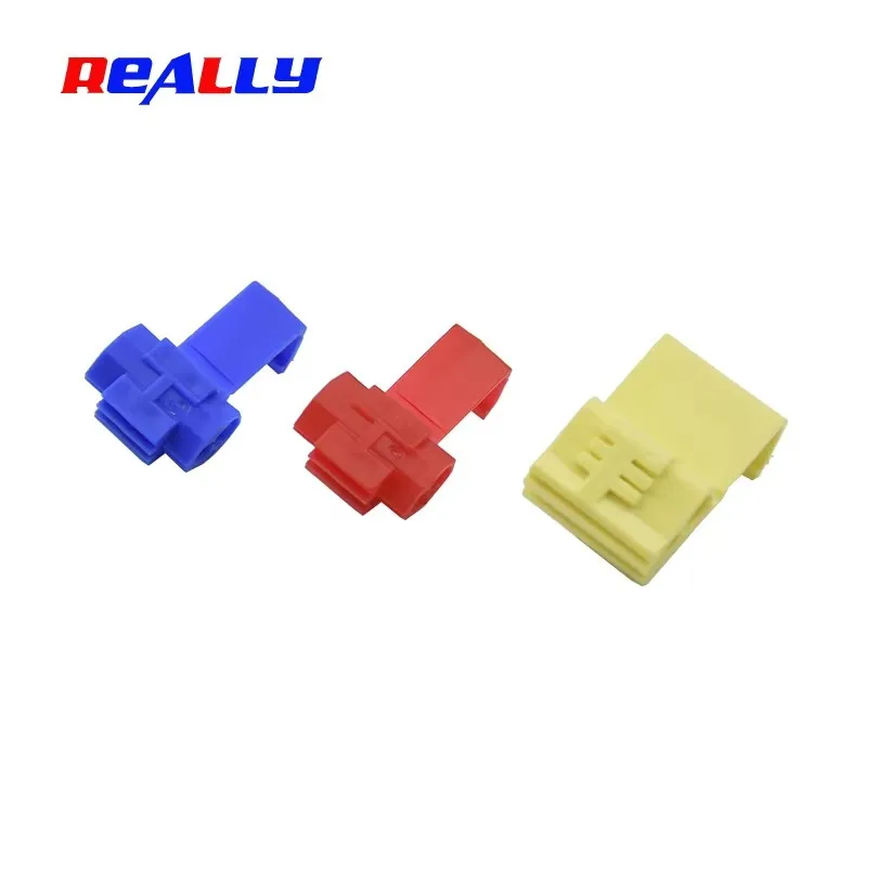 100/40Pcs Quick Splice Wire Connectors Kit Scotch Lock T‑Tap Terminal No Wire Stripping 0.5‑6mm² AWG22‑10 Automotive Cable Splic
