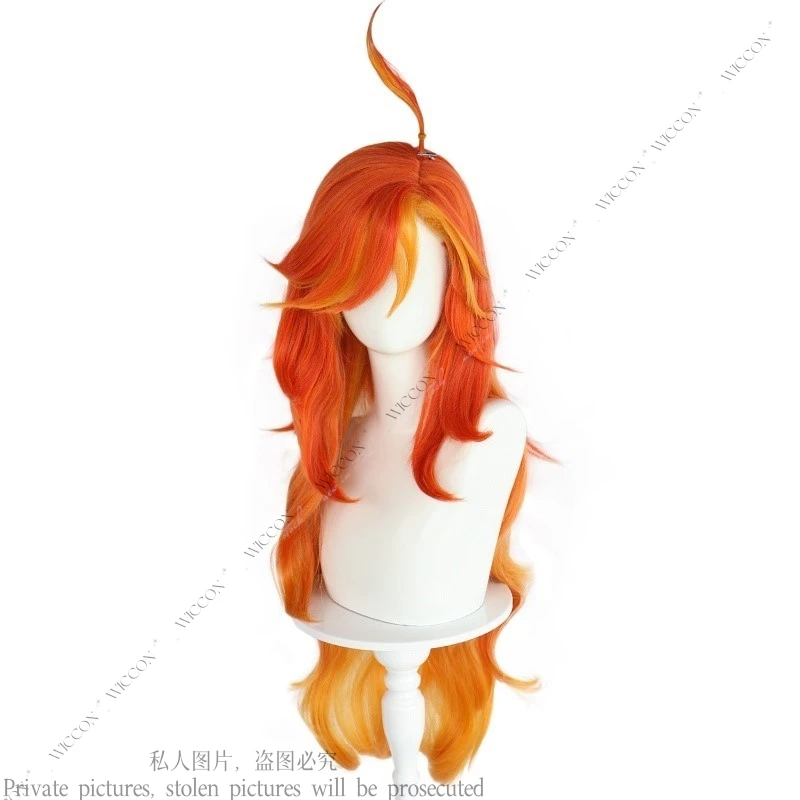 Mavuika Natlan أنيمي زي شعر مستعار الله النار السبعة جينشين تأثير بايرو أرشون البدلة لعبة البدلة مثير حفلة الهالوين مخصصة