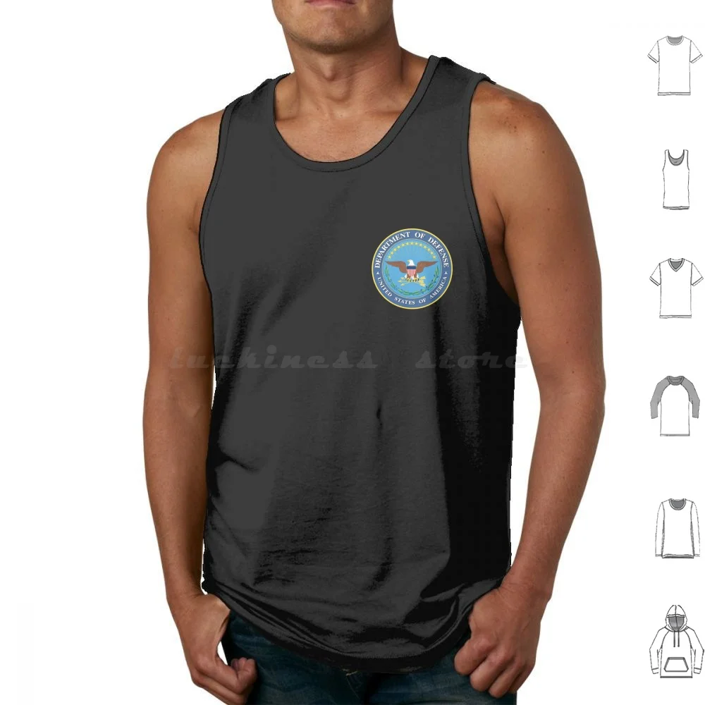 Dod Department Of Defense Of The United States Tank Tops Print Cotton Enigmaticone Federal Security National