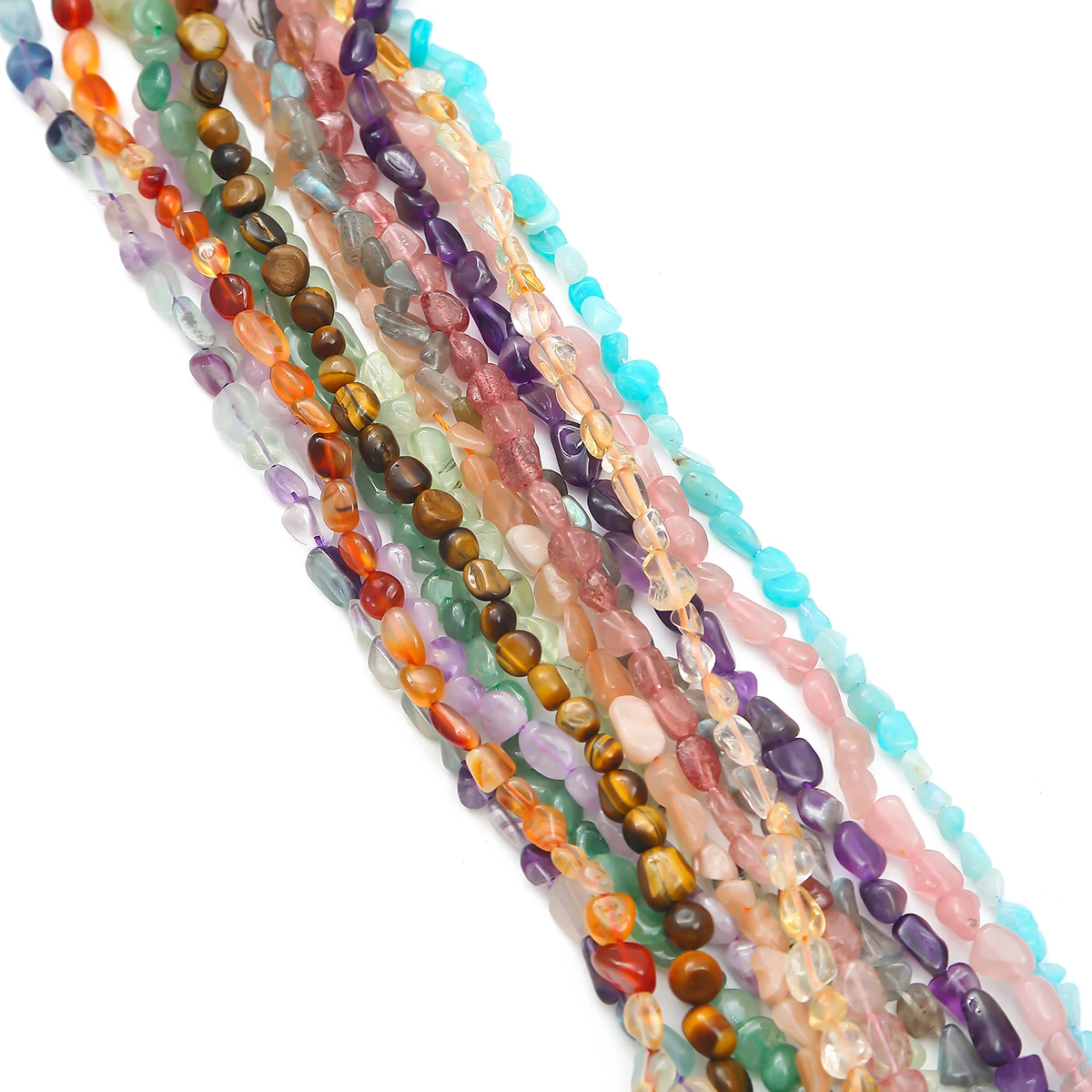 

7-10mm Natural Stone Nuggest Irregular Beads Loose Spacer Crystal Bead for Jewelry Making Diy Necklace Bracelet Accessory