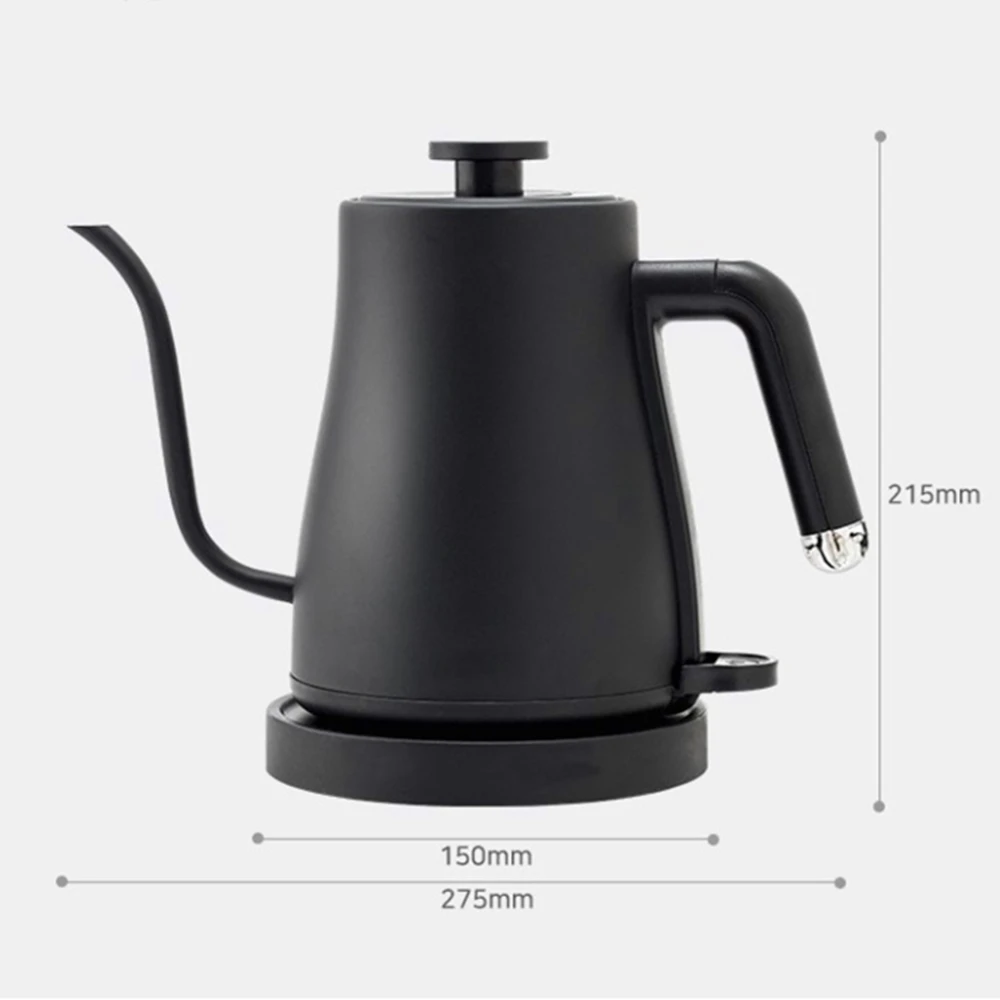 1.2L Electric Kettle 1500W Hot Water Infusion Pot Hand Brew Tea Pots Portable Stainless Steel Coffee Boiler Heating Teapot 220V view 5