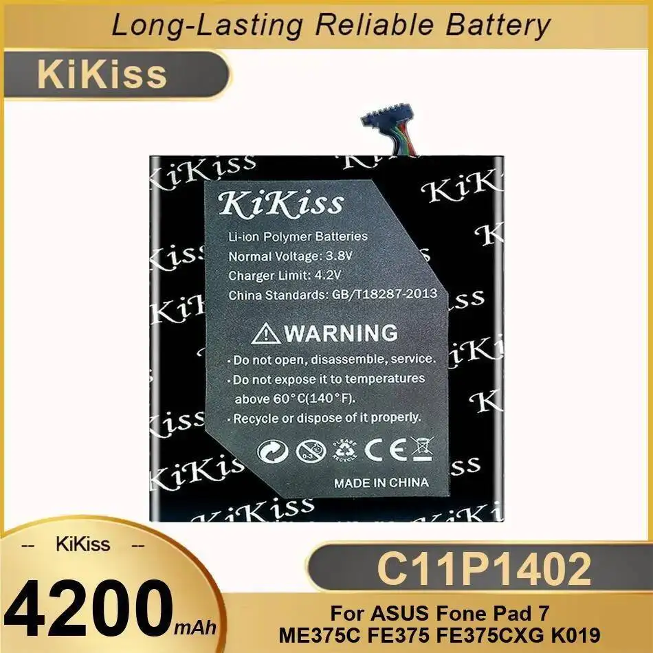 

C11P1402 Аккумулятор для планшета высокой емкости для Asus Fone Pad 7 ME375C FE375 FE375CXG K019 4200 мАч
