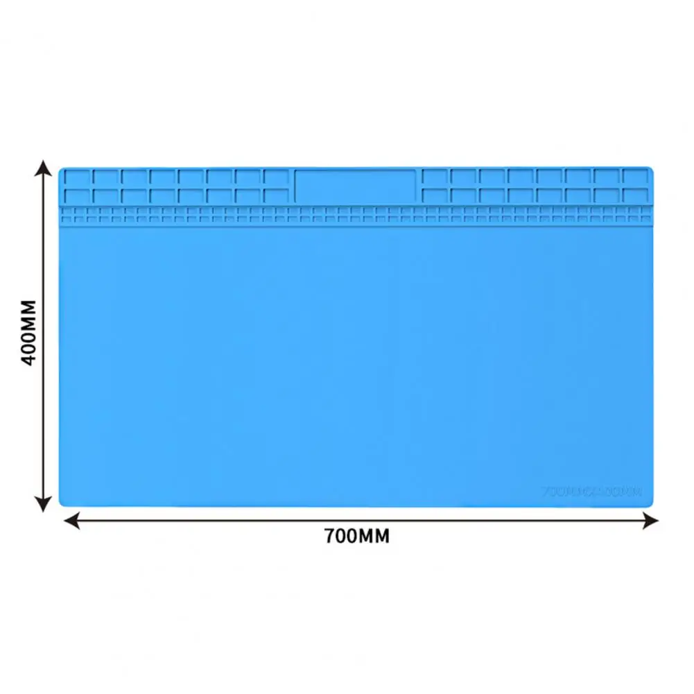 Polymères de travail en silicone, tampon de réparation de degré de chaleur, tampons d'organisation multi-fentes, polymères de soudure BGA pour téléphone électronique, ordinateur portable, montre