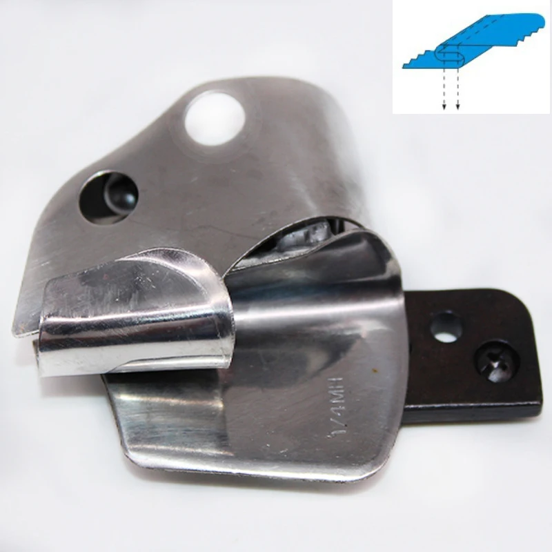 

Lap Seam Folder for Union Special 35800 Class Sewing Machine Double Lap Seam Folder For Union Special Chainstitch Sewing Machine