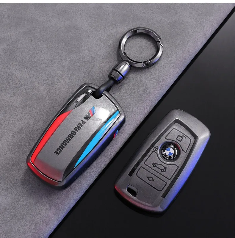 New Sport Style Key Cover Case Keychain Shell Bag For BMW M Performance F30 F20 F10 F18 F22 F01 X3 X4 F06 F02 M3 M5 Accessories