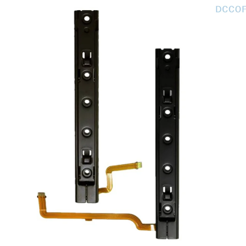 Replacement Part Right And Left Slide Rail With Flex Cable For Switch Metal Guide Rail Console JoyCon NS Accessories Repair Part