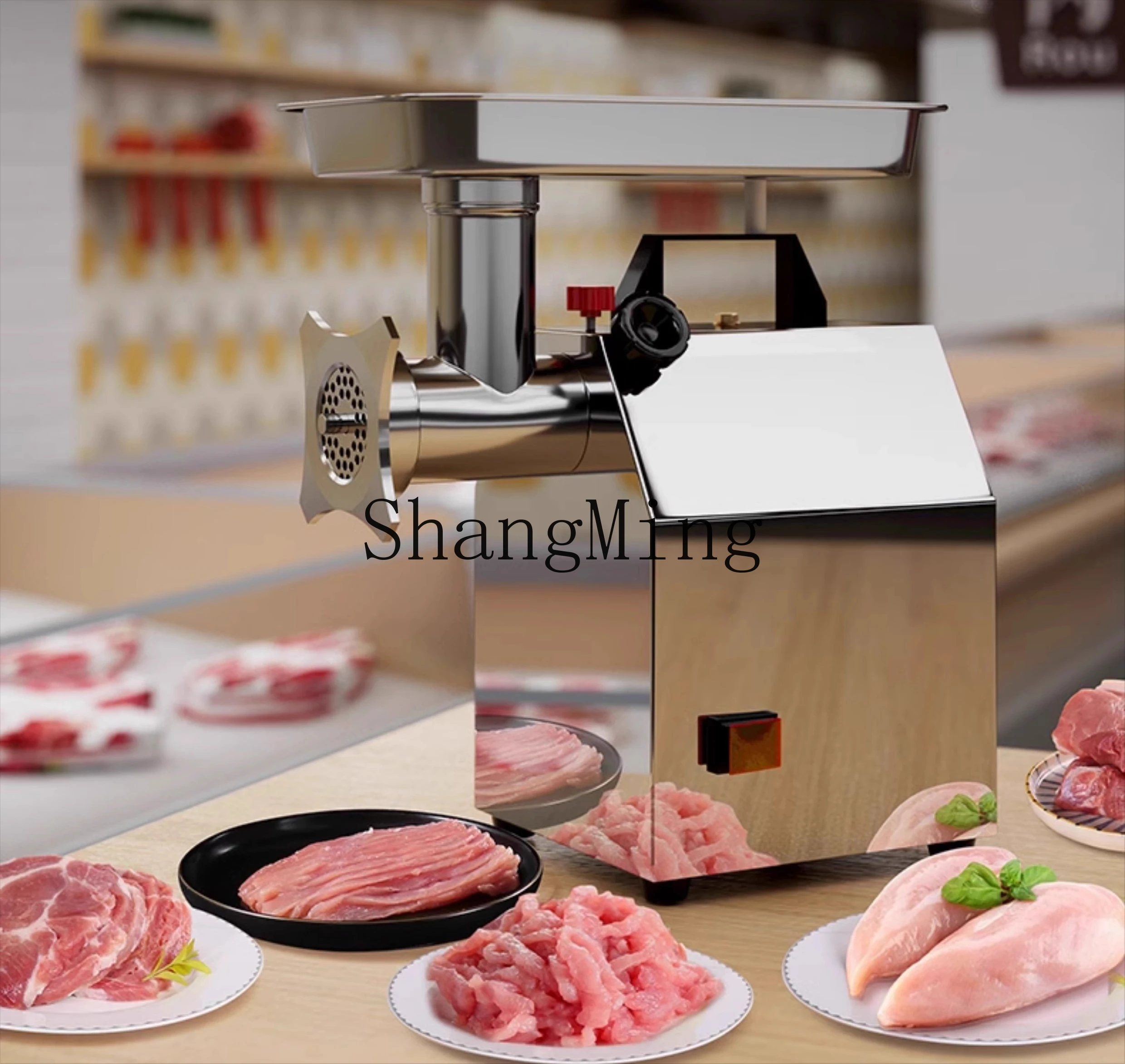 ZYY Tritacarne commerciale ad alta potenza Macchina per clistere multifunzionale elettrica in acciaio inossidabile da tavolo