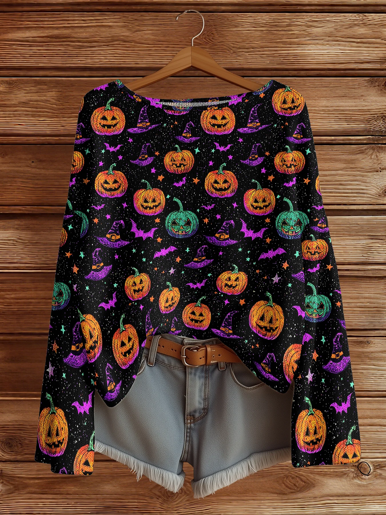

Autumn Winter Knitted sweaters Halloween Vintage Fashion Sweater Streetwear jumpers for girls y2k Tops Halloween Clothes Women