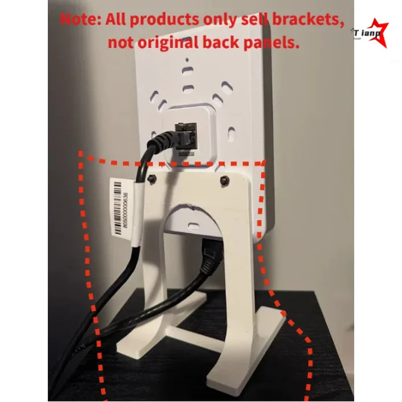 Space‑efficient Multi‑scene Conversion Holder Frame for Ubiquiti UAP AC IW PRO In Wall AP Multi‑function Equipment Install Base