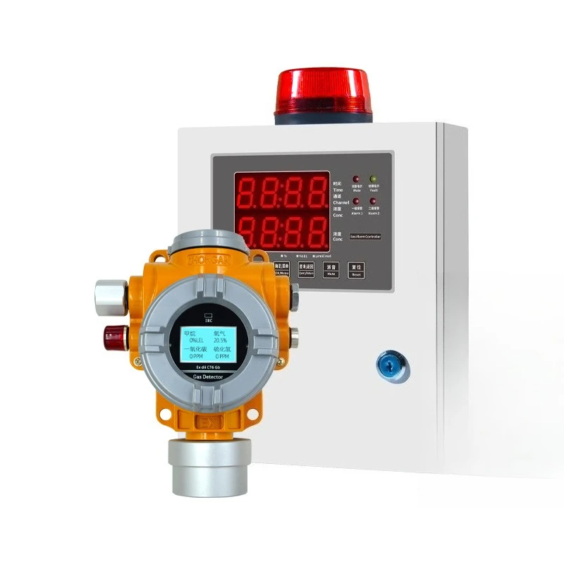 

4-In-1 Gas Detector Alarm Industrial Commercial LNG Toxic Explosion-proof