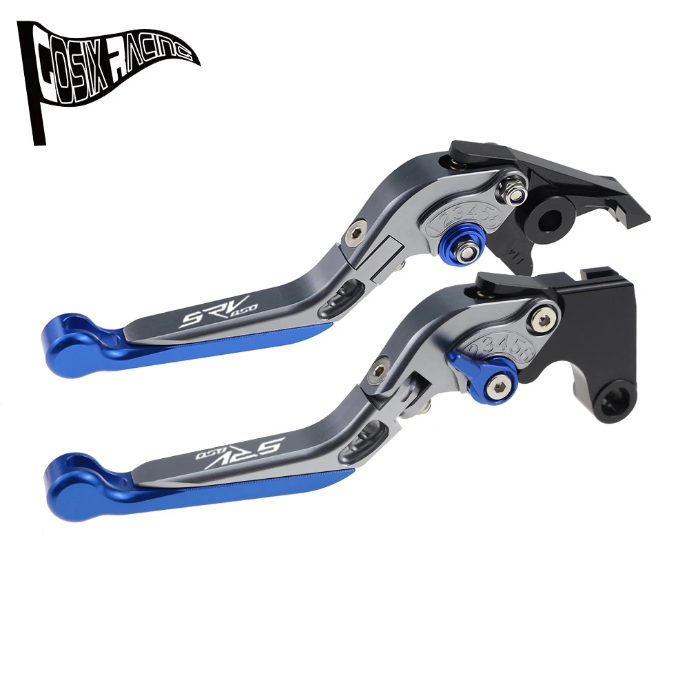 Fit For SRV850 SRV 850 2012-2022 SR850 Motorcycle CNC Accessories Folding Extendable Brake Clutch Levers Adjustable Handle Set