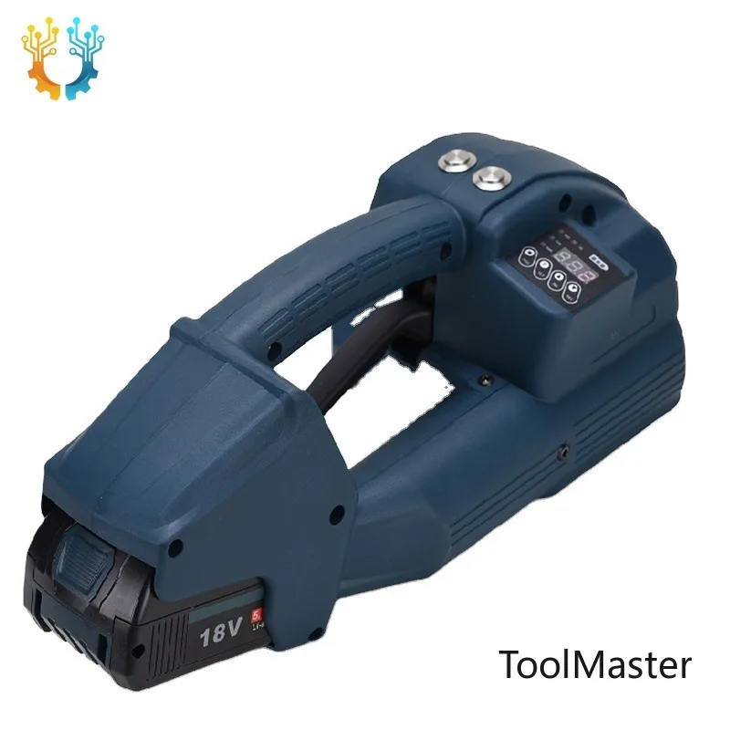 

【2026】Brushless Motor One Button Battery Operated Handheld Strapping Tool Strapping Machine For Cartons/Case/Box