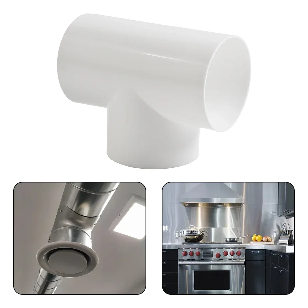 

100mm T/Y Connector Duct Connector Quick Ventilation Tube Joint Coupler 3 Ways Splitter Pvc Extractor Fittings