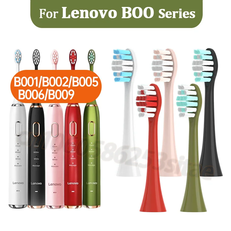 

Replacement Toothbrush Head For Lenovo LX-B001/B002/B004/B005/B006/B009 Electric Toothbrush DuPont Bristles Vacuum Packing