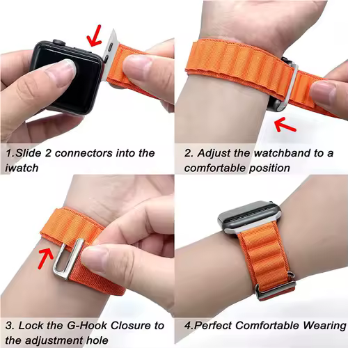 Alpine loop band for Apple watch strap 49mm 44mm 40mm 45mm 41mm 42mm 38mm 40 44 45 mm bracelet iWatch Ultra series 7 6 5 3 se 8 - Image 6
