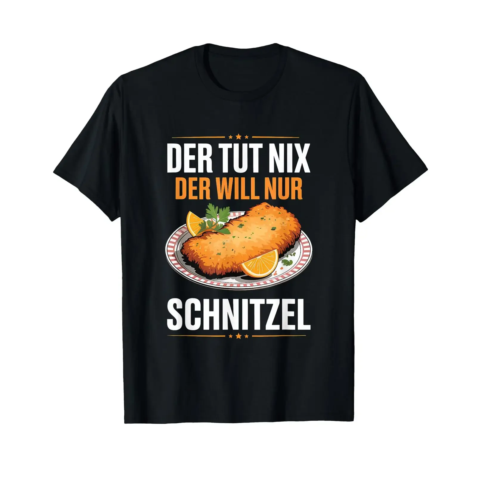 The Doesn't Do Anything He Just Wants Schnitzel T shirt vintage Washed designer clothes Comfortable Breathable Soft Versatile
