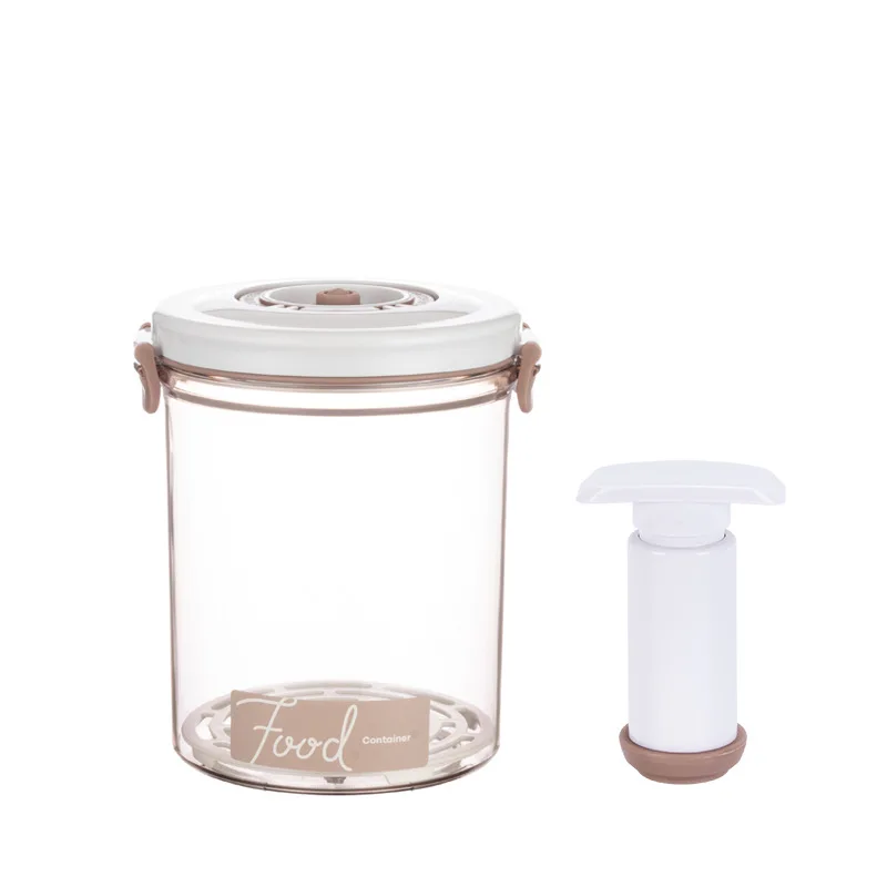 Vacuum sealed fresh-keeping box Refrigerator drainage storage box Large capacity food storage container