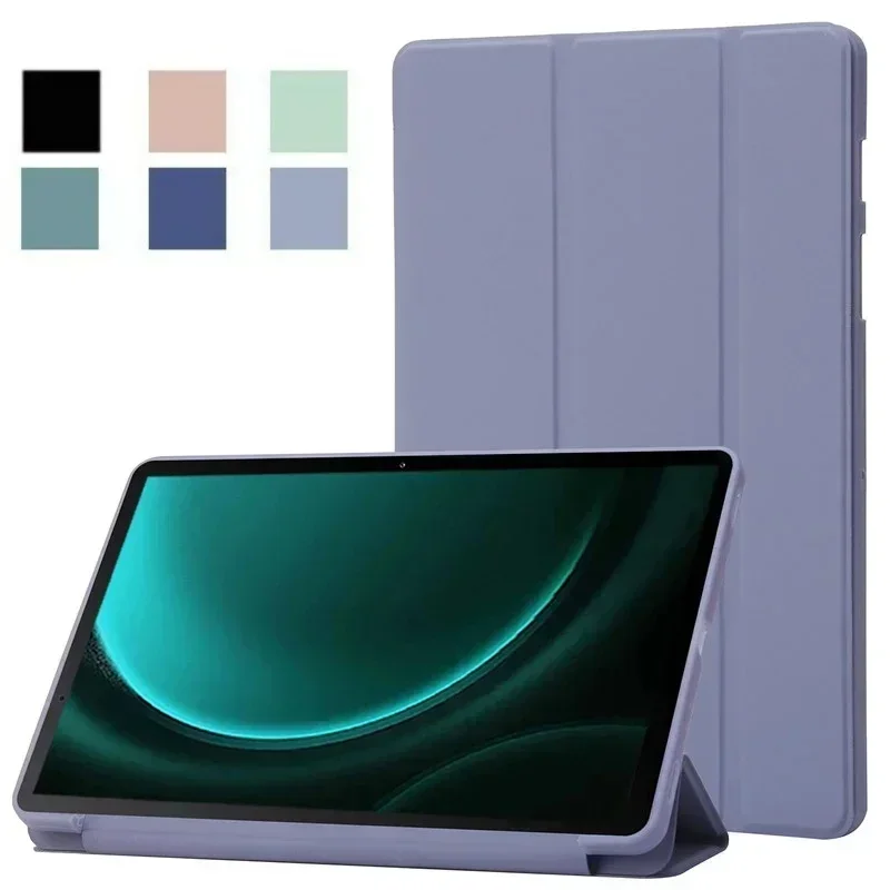 

For Galaxy Tab S9 FE 5G Case 10.9 2023 PU Tablet Cover Smart Leather for Samsung Tab S9 FE S9FE Case