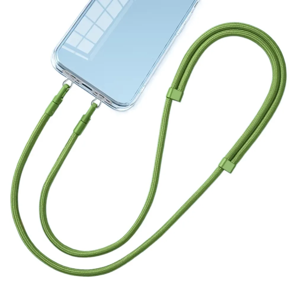 

Double Buckle Crossbody Phone Strap Adjustment Detachable Mobile Phone Lanyard Stainless Steel Clip Anti Lost Phone Neck Straps