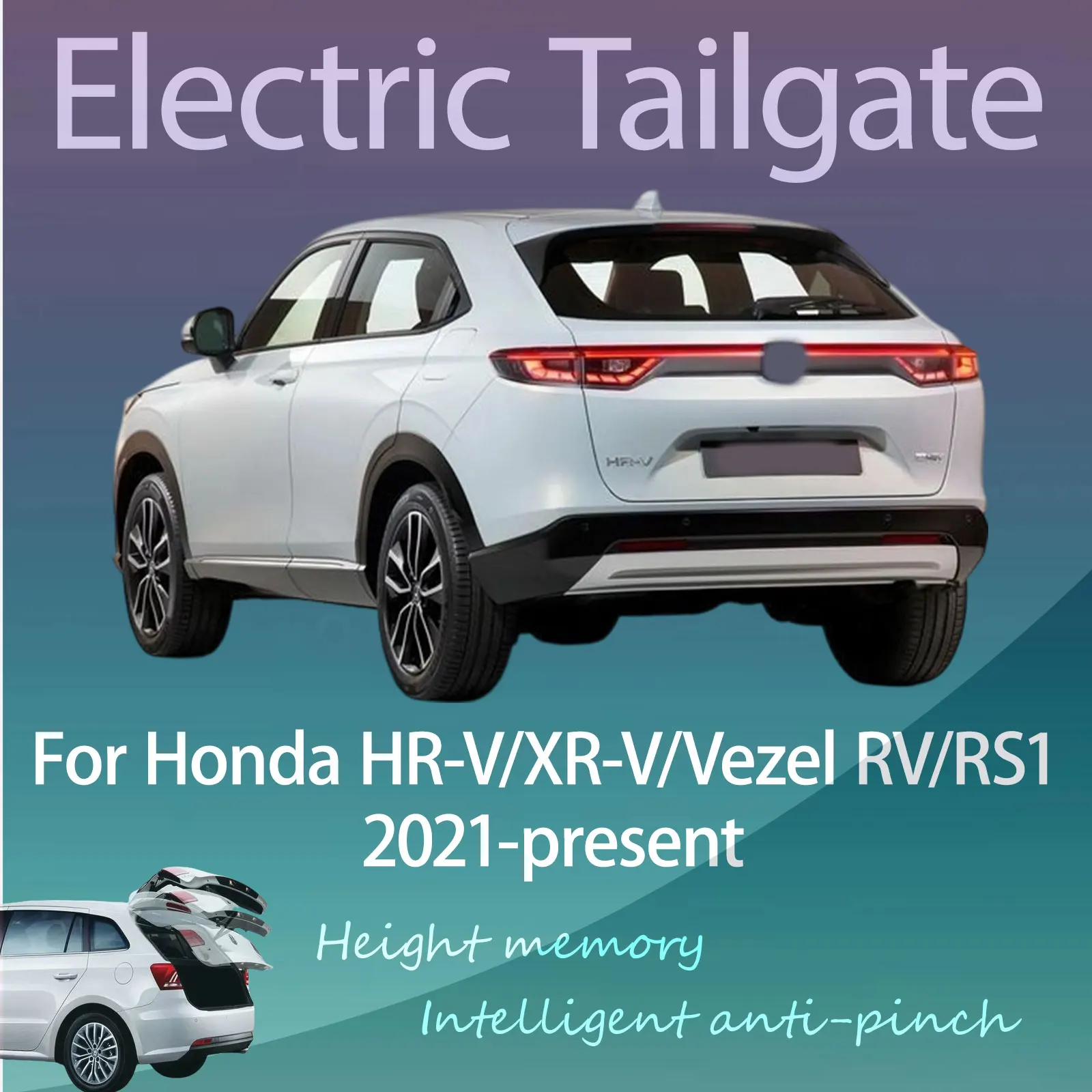 For Honda HR-V/XR-V/Vezel RV/RS1 2021-present Electric Modified Tailgate Intelligent Height Automatic Lifting Key-Controlled
