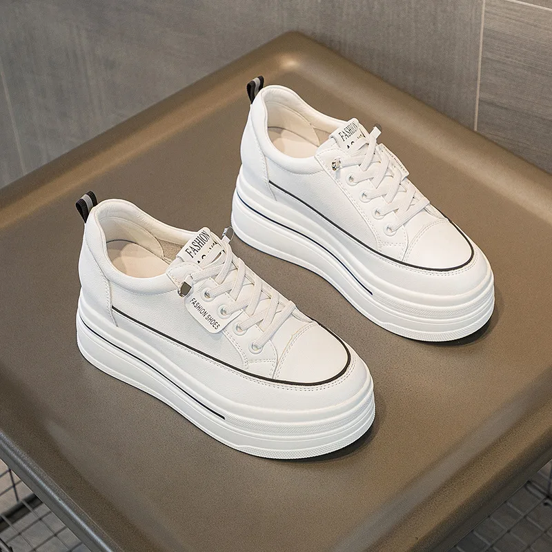 Thick Soled Sneakers for Women Spring/summer Sloping Heels Women's Shoes Inner Height Increase Without Straps Pumps for Women