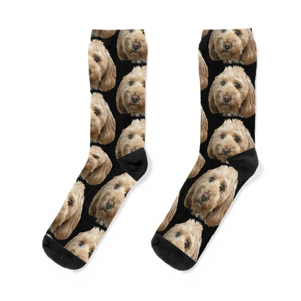 Doggo Socks new year Running with print Children's Socks Female Men's