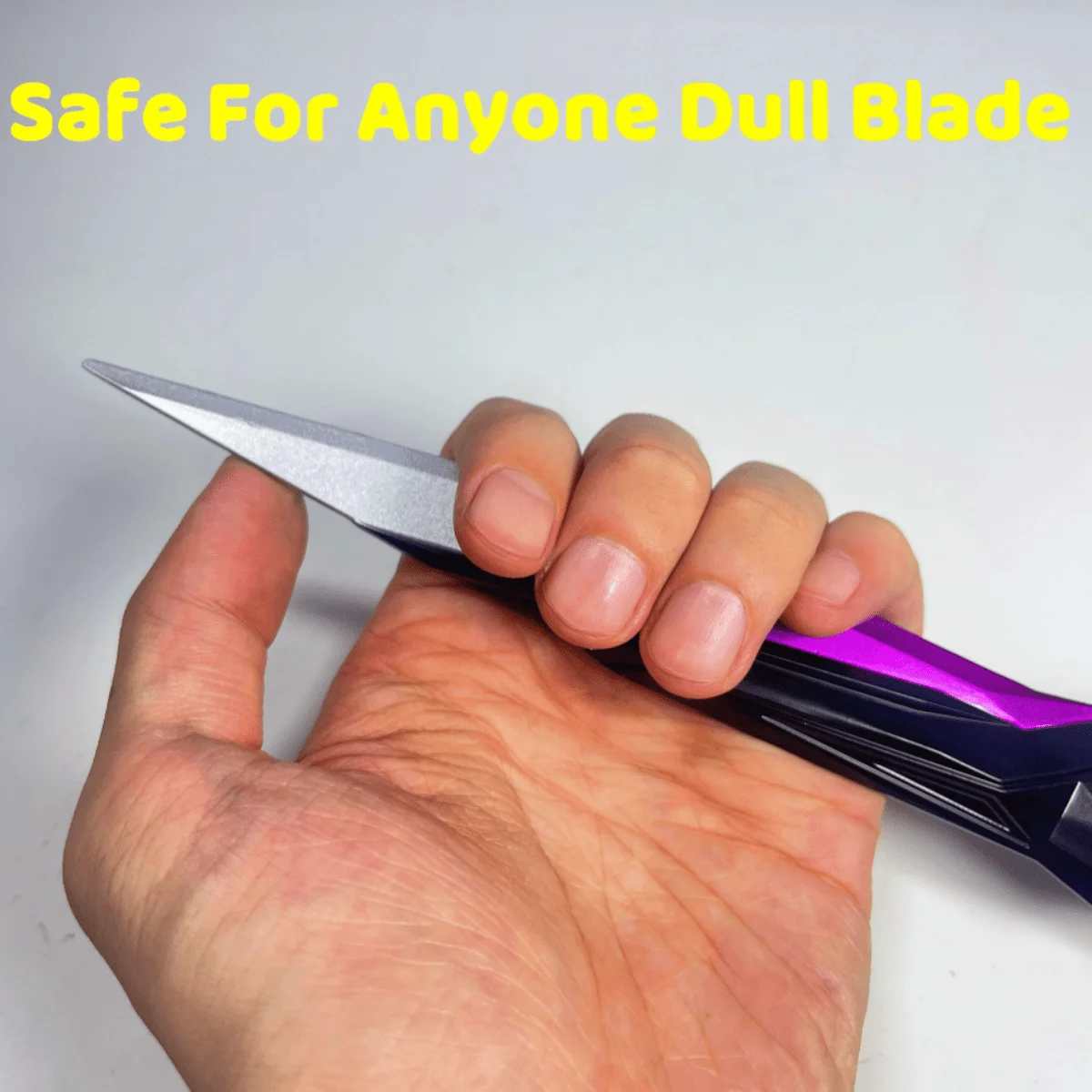 Espada Katana de Metal Valorant Singularity de 11,8 pulgadas, cuchillo Ninja, samurái Original, sable Katana japonés, accesorios de Cosplay, juguete de utilería