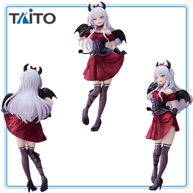 

【Authentic】TAITO Original Majo No Tabitabi Elaina Coreful Figure Little Devil Ver Renewal Collection of Models Gifts Toys Mode