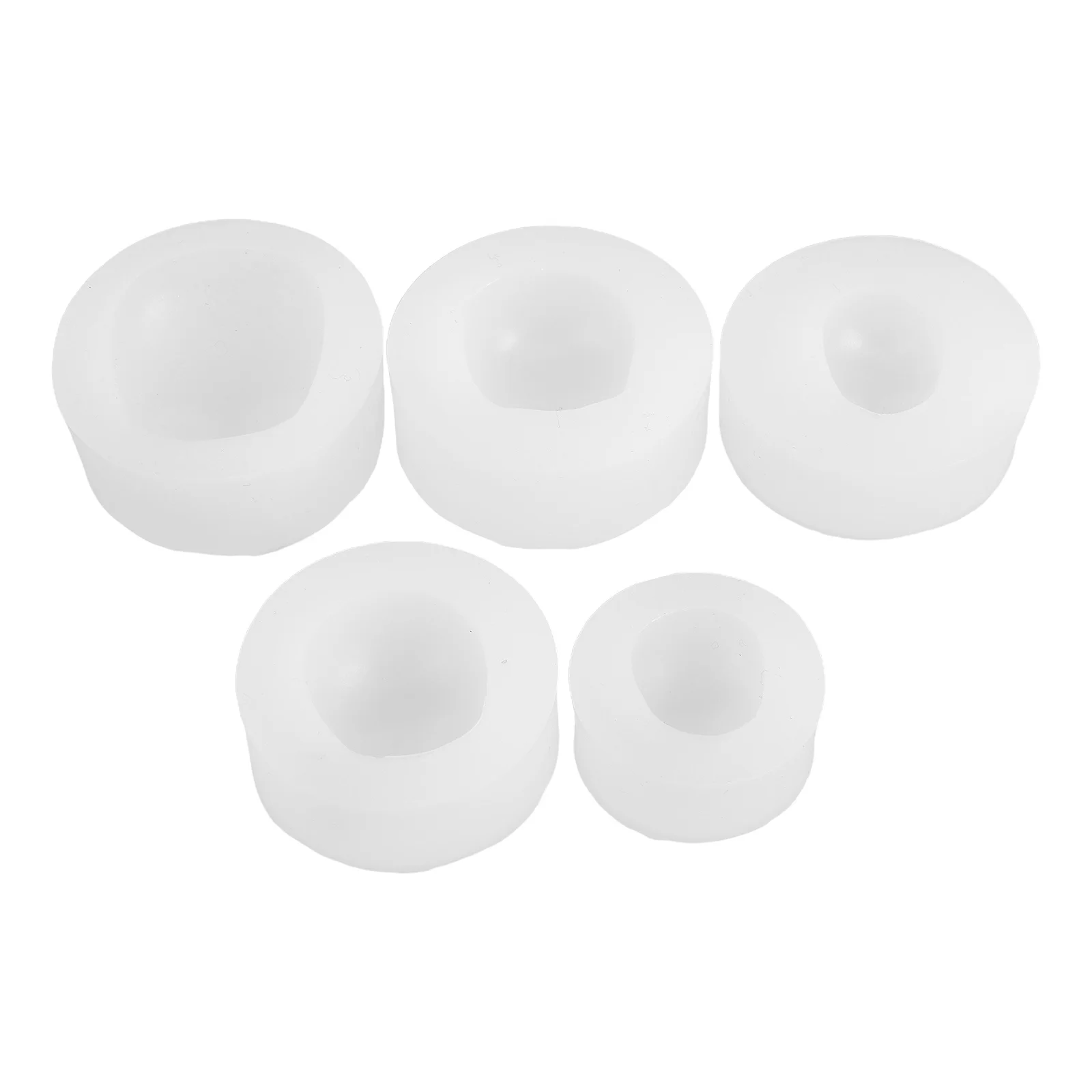 

5pcs Silicone Face Molds For Lightweight Clay Durable Craft Tool With Precision Detail For Diy Resin Casting Epoxy Crafts Cake