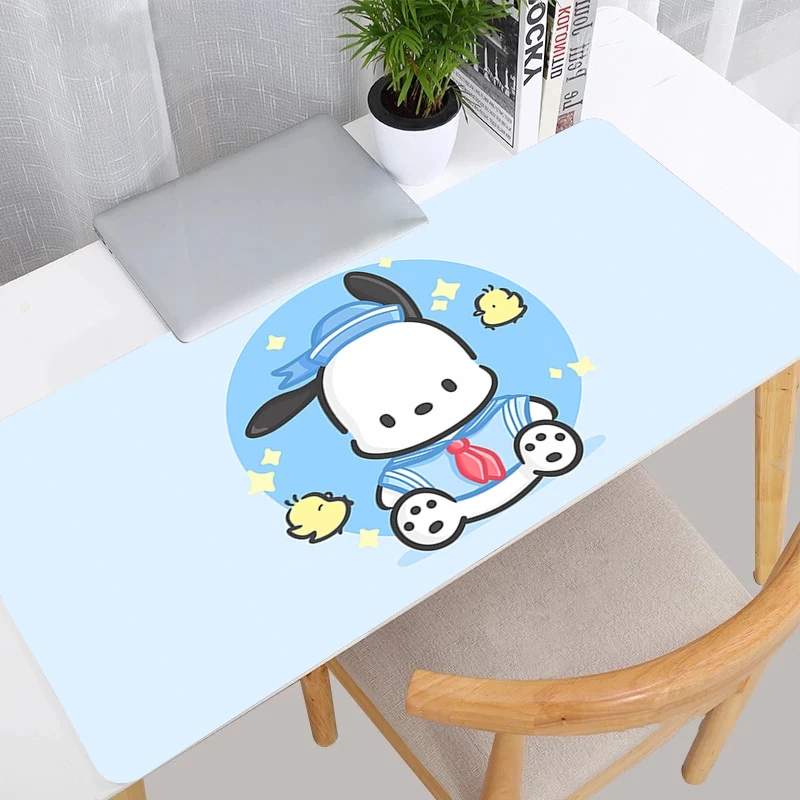 Tappetino per mouse Pompompurin Laptop da ufficio Kawaii Gamer PC Computer Stampa HD Tappetino da scrivania Tastiera Accessori da gioco Anime Tappetino per mouse Tappeto
