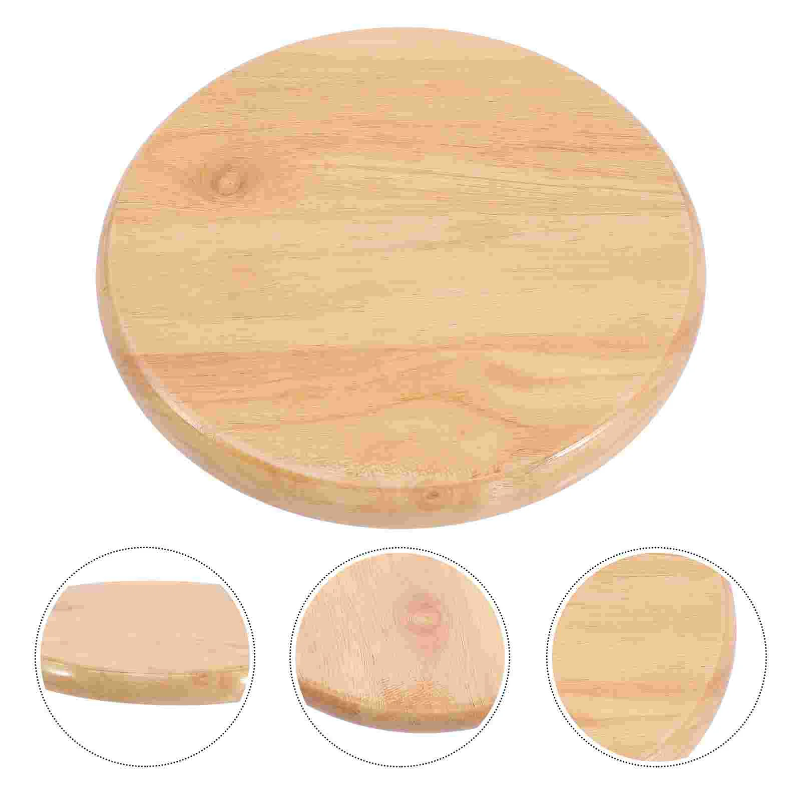 Round Replacement Seat Stool Car Decor Mat Bar Stools Supply Wooden Travel Country