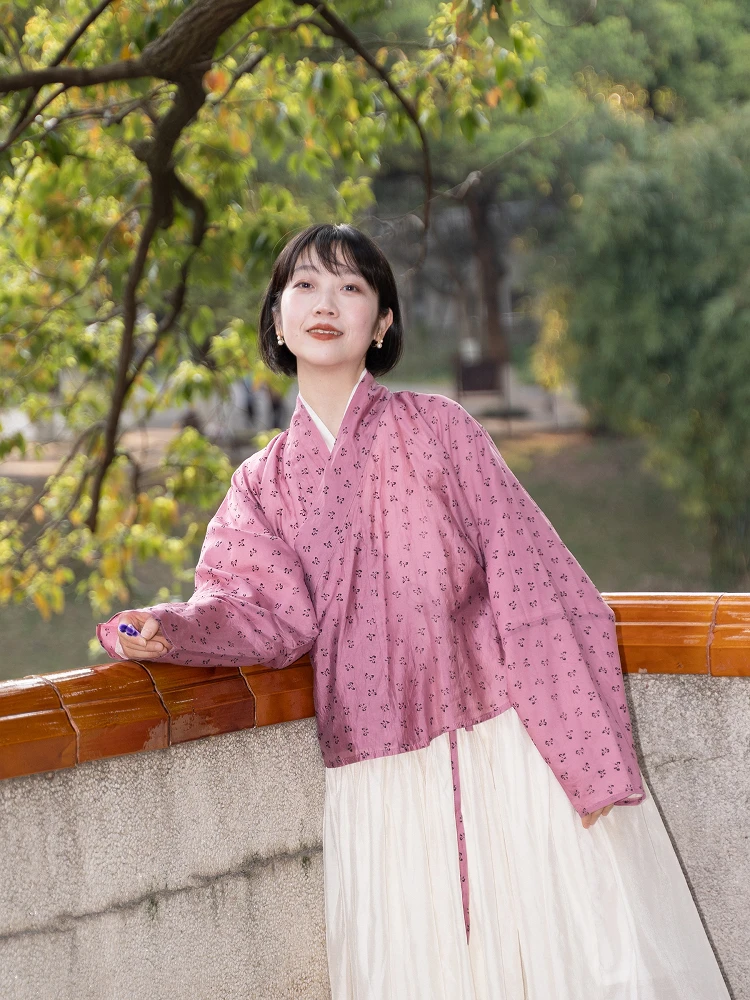 

Sansastore Spring Summer Chinese Sle National Trend Cross Collar Flat Collar Bow Bag Sve Daily Mix Ele Purple Hanfu ...