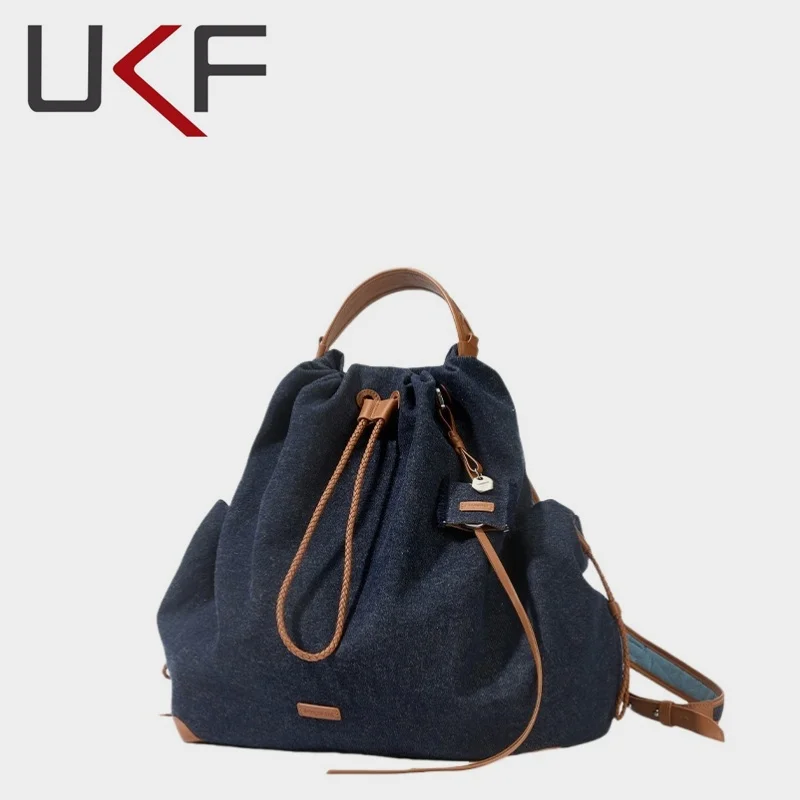 UKF New Designer Luxury Bag Daily Backpack Commuter Hobo Bags For Women Large Capacity Handbag Rucksack рюкзак женский Mochila