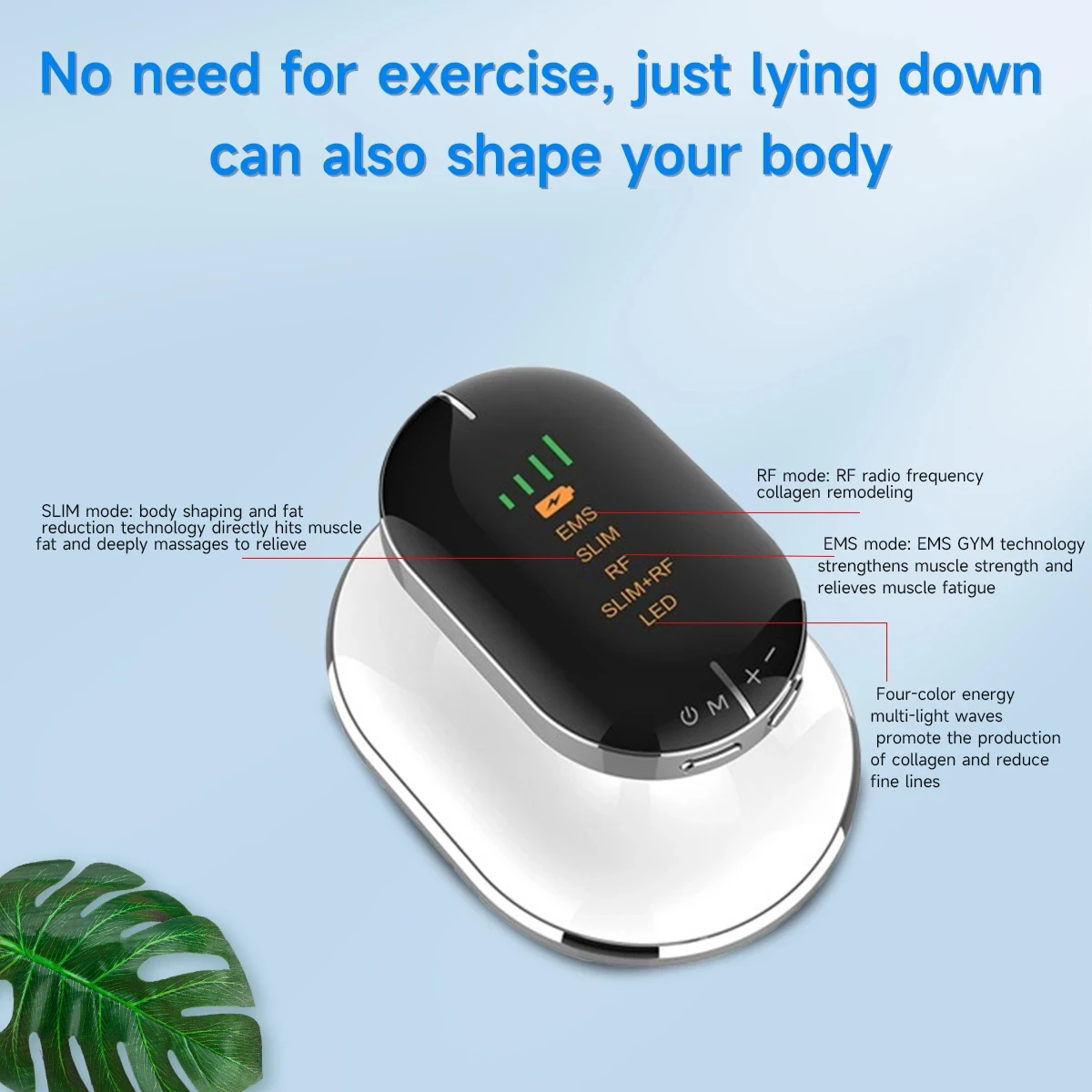 Cordless Electric Body Massage Device – For Belly, Waist, Arms, Legs & Buttocks, Handheld