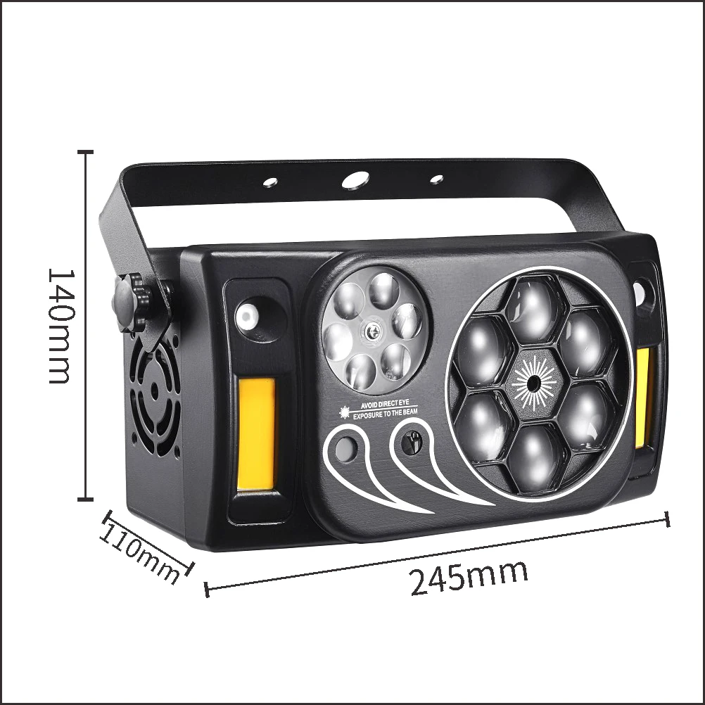 Super Kwaliteit 6*10W Rgbw 4in1 Led Disco Stage Effect Laserprojectielicht Door Dmx-Controle Voor Dj Party Bar Nachtclub