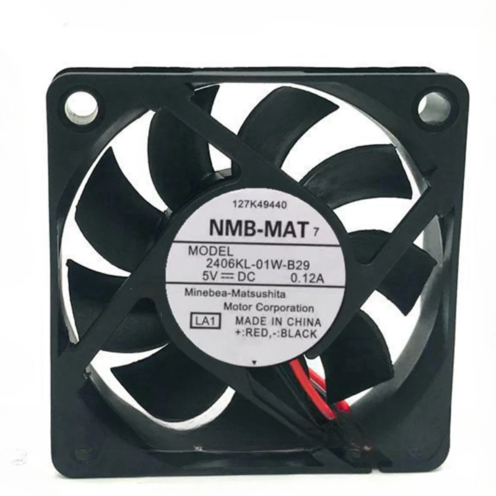 

2406KL-01W-B29 Server Fan for NMB NMB-MAT Axial Power Cooling Inverter Fan 6cm 6015 5V0.12A 2 3-Wire