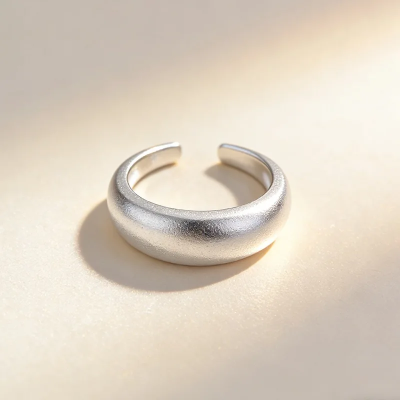 925 Sterling Silver Rings for Women Men Couple Minimalist Handmade Sparckling Narrow Ring Party Jewelry Gift Prevent Allergy - view 4