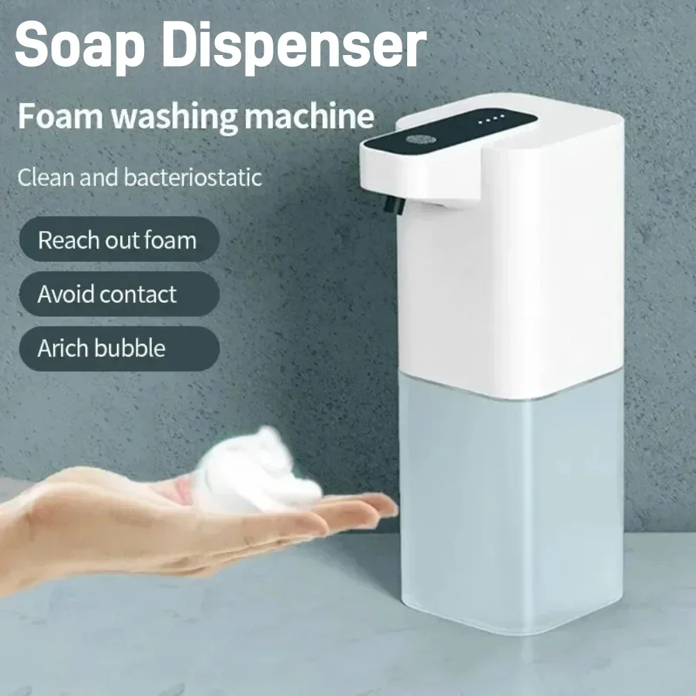 

Automatic Smart Sensor Foam Soap Dispenser Touchless for Bathroom Kitchen Infrared Electric Liquid Soap Maker Wall Mount Desktop