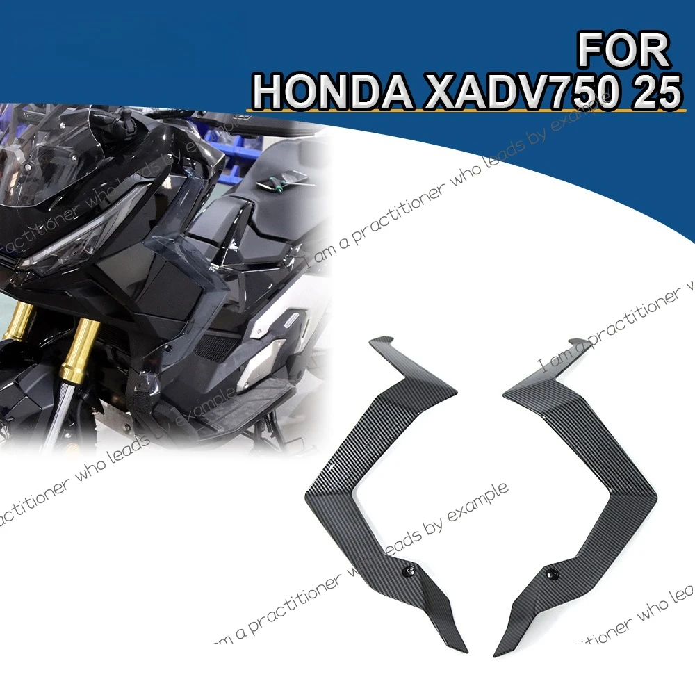 

Suitable for Honda X-ADV 750 2025 Water Transfer Leg Windshield Body Side Spoiler Carbon Textured