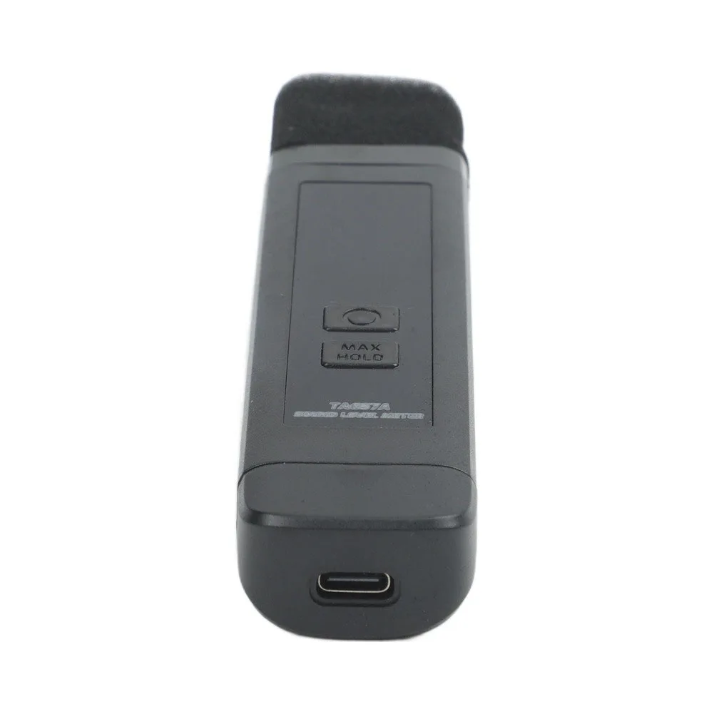 Noise Measurement Sound Monitoring Black Sound Level Meter for Real Time Sound Measurement Tool Sound Measurement Portable