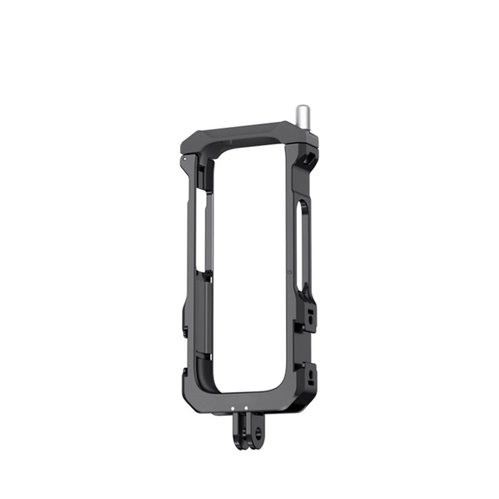 Vertical Cage Protection Fram  with Cold Shoe Lens Guards for Insta360 One X2 Cameras Border Case Adapter Camera Accessories