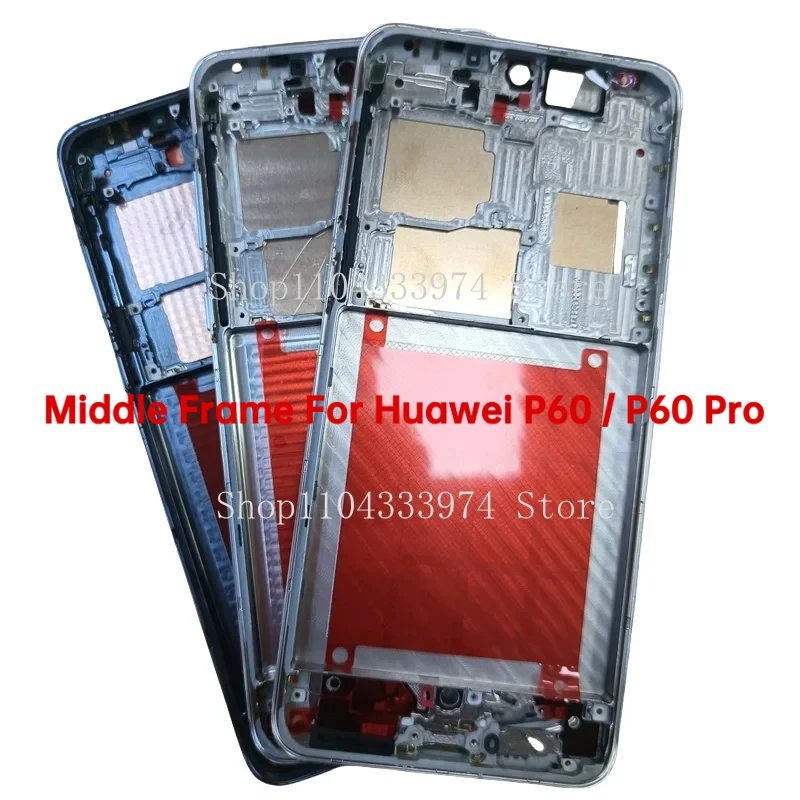 

Middle Frame Housing LCD Bezel Plate Panel For Huawei P60 / P60 Pro Phone Metal LCD Frame Repair Parts