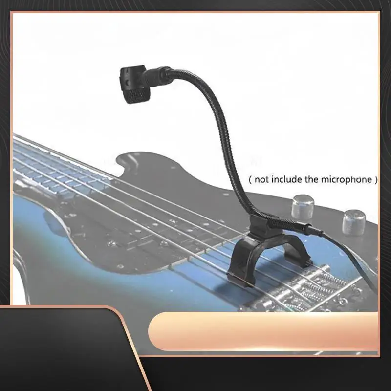 

M100B модульный зажим для микрофона с двойным басом для DPA4099, мягкие резиновые басы, крепление для микрофонов для музыкальных инструментов 6 мм