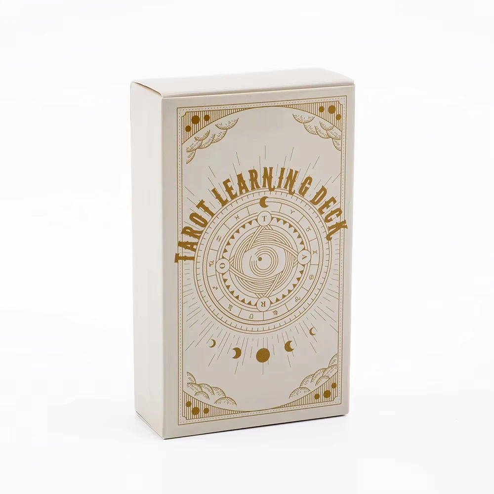 سطح تعلم التارو A 81 بطاقة النسخة الإنجليزية 10.4*6 سم لوحة العرافة الغامضة للعب #2