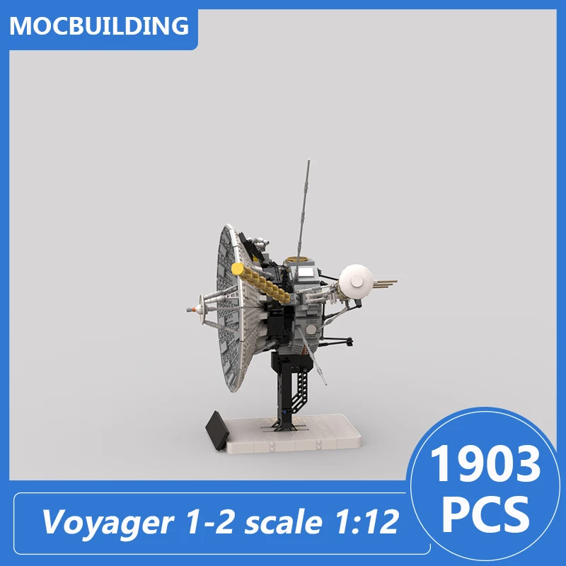 Voyager 1-2 Bilancia 1:12 Modello Moc Building Blocks Fai Da Te Assemblare Mattoni Spazio Educativo Collezione Creativa Giocattoli Regali 1903 PZ