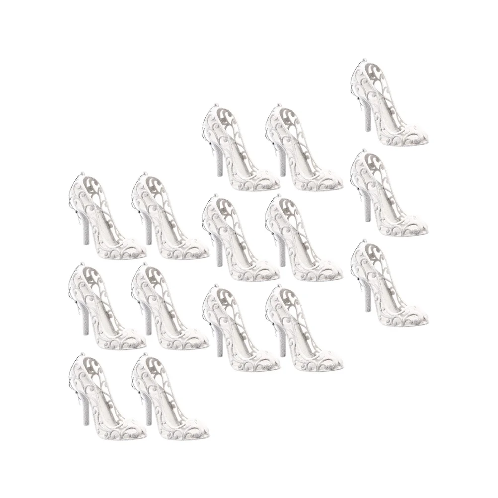 

15Pcs High Heels Christmas Pendants Delicate Hanging Xmas Tree Decorations Festive Party Ornaments Xmas Scene Layout Adornments