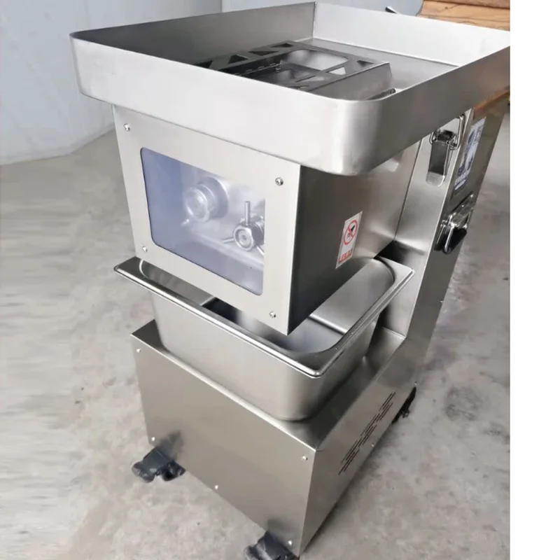 Commercial Vertical Electric Meat Grinder Machine Pork Nuggets Beef Cube Shredder Slicer Dicing Machine