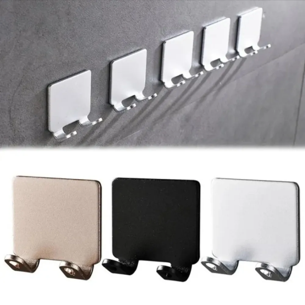 Bathroom Space Aluminum Razor Holder Storage Hook Wall Men Shaving Shaver Shelf Punch Free Razor Rack Accessories Organization