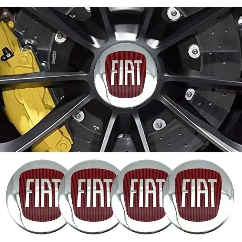 

4pcs 60mm For Fiat 500 Wheel Center Hub Caps Rims Dust-proof Cover Hubcaps Emblem For Punto Stilo Bravo Ducato Freemont 124 600